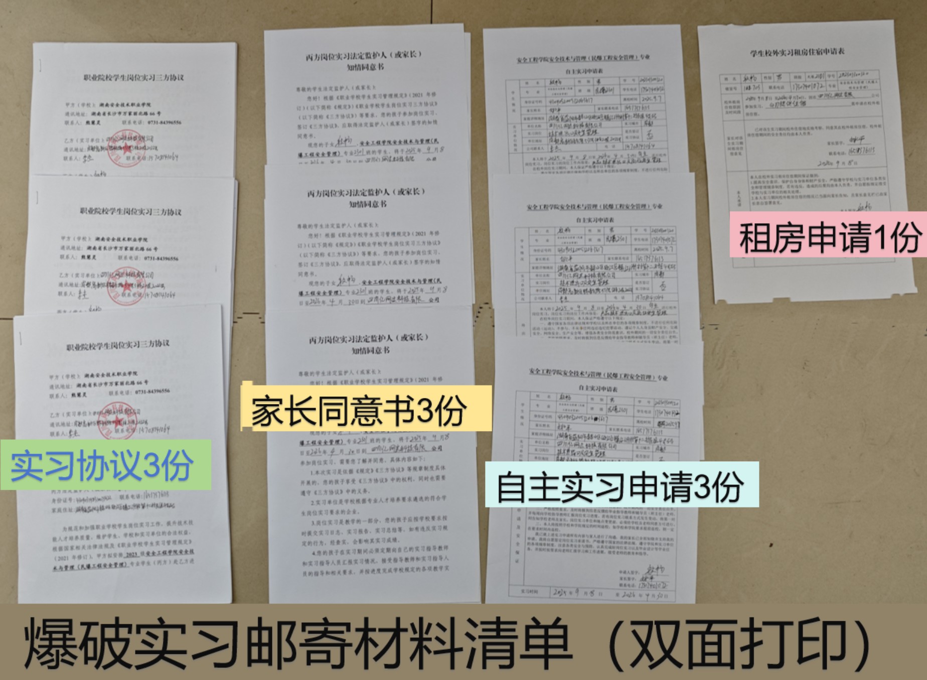 毕业进度表